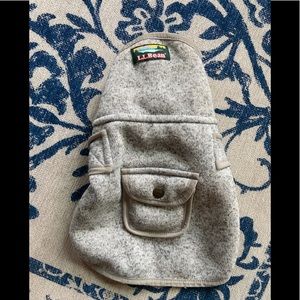 L.L. bean dog fleece sweater jacket Sz Small